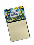 100% Chance This Gets Lost in the Pile Funny Sticky Note Holder Refillable Desk Dispenser Accessory with 3x3 Notes