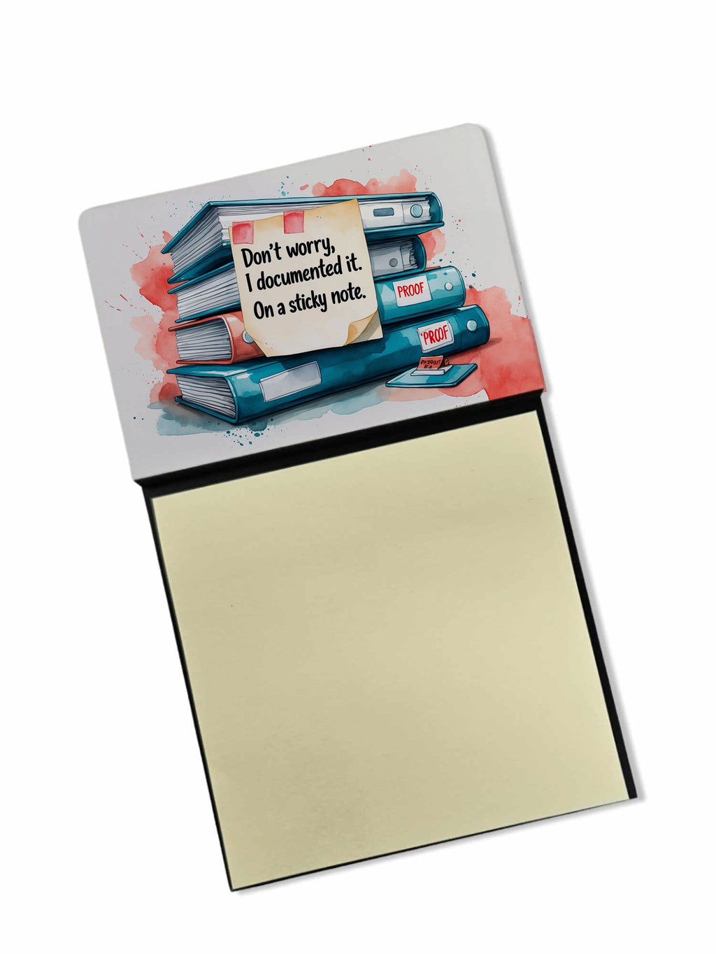 Don’t worry I documented it Sticky Note Holder Funny Nurse Saying Desk Dispenser with 3x3 Notes