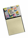 Mentally stable Sticky Note Holder Funny Nurse Saying Desk Dispenser with 3x3 Notes