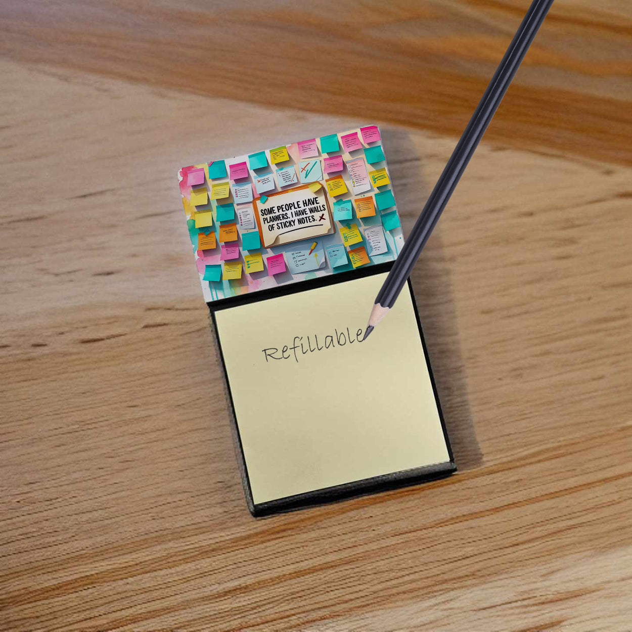 Some people have planners Sticky Note Holder Funny Nurse Saying Desk Dispenser with 3x3 Notes