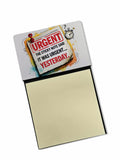 It was urgent Sticky Note Holder Funny Nurse Saying Desk Dispenser with 3x3 Notes
