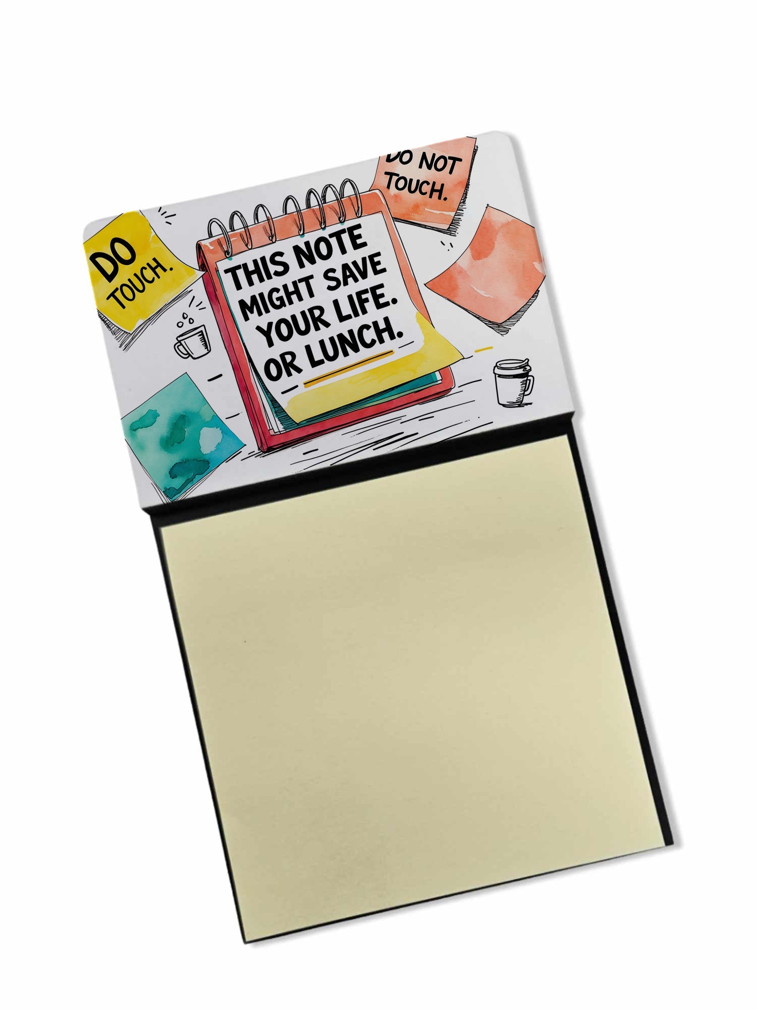 Might save your life Sticky Note Holder Funny Nurse Saying Desk Dispenser with 3x3 Notes