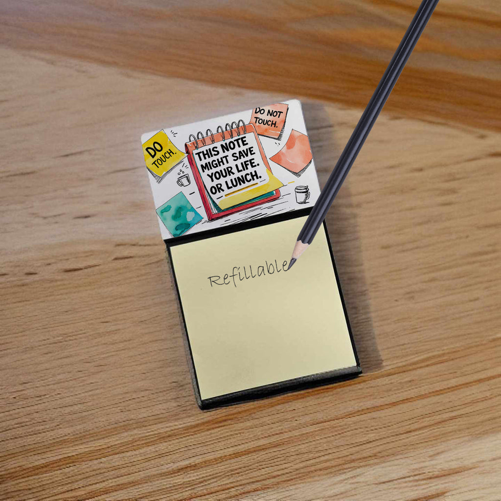 Might save your life Sticky Note Holder Funny Nurse Saying Desk Dispenser with 3x3 Notes