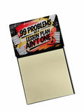 Lesson Plan Ain’t One Funny Sticky Note Holder for Teacher's Gift Refillable with 3x3 Notes