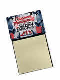 Classroom Management Funny Sticky Note Holder for Teacher's Gift Refillable with 3x3 Notes