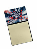 Coach of Controlled Chaos Funny Sticky Note Holder for Teacher's Gift Refillable with 3x3 Notes