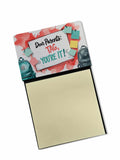 Dear Parents Tag You’re It Funny Sticky Note Holder for Teacher's Gift Refillable with 3x3 Notes