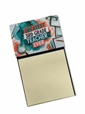 Greatest 3rd Grade Teacher Ever Funny Sticky Note Holder for Teacher's Gift Refillable with 3x3 Notes