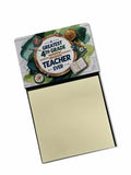 Greatest 4th Grade Teacher Ever Funny Sticky Note Holder for Teacher's Gift Refillable with 3x3 Notes