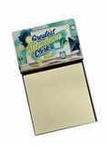 Greatest Attendance Clerk Ever Funny Sticky Note Holder for Teacher's Gift Refillable with 3x3 Notes