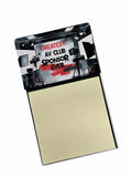 Greatest AV Club Sponsor Ever Funny Sticky Note Holder for Teacher's Gift Refillable with 3x3 Notes