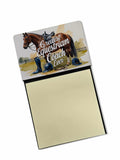 Greatest Equestrian Coach Ever Funny Sticky Note Holder for Teacher's Gift Refillable with 3x3 Notes