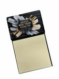 Greatest Music Theory Teacher Ever Funny Sticky Note Holder for Teacher's Gift Refillable with 3x3 Notes