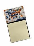 Greatest Social Studies Teacher Ever Funny Sticky Note Holder for Teacher's Gift Refillable with 3x3 Notes