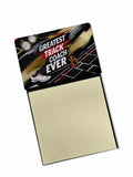 Greatest Track Coach Ever Funny Sticky Note Holder for Teacher's Gift Refillable with 3x3 Notes