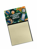 Occupational Therapy Oracle Funny Sticky Note Holder for Teacher's Gift Refillable with 3x3 Notes