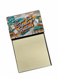 Super Sub – Defender of Routines Funny Sticky Note Holder for Teacher's Gift Refillable with 3x3 Notes