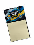 Teacher Mode Activated Funny Sticky Note Holder for Teacher's Gift Refillable with 3x3 Notes