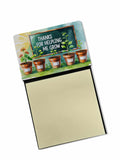 Thanks for Helping Me Grow Funny Sticky Note Holder for Teacher's Gift Refillable with 3x3 Notes