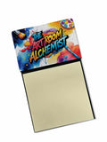 The Art Room Alchemist Funny Sticky Note Holder for Teacher's Gift Refillable with 3x3 Notes