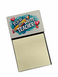 You're Just Write, Teacher Funny Sticky Note Holder for Teacher's Gift Refillable with 3x3 Notes