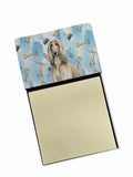 Afghan Hound Coworker Watercolor Sticky Note Holder Refillable Dispenser Desk Accessory 3x3 Pad Gift