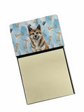 Brindle Akita Coworker Watercolor Sticky Note Holder Refillable Dispenser Desk Accessory 3x3 Pad Gift