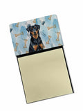 Beauceron Coworker Watercolor Sticky Note Holder Refillable Dispenser Desk Accessory 3x3 Pad Gift