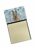 Belgian Laekenois Coworker Watercolor Sticky Note Holder Refillable Dispenser Desk Accessory 3x3 Pad Gift