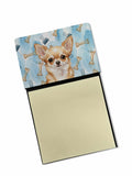 Fawn Chihuahua Coworker Watercolor Sticky Note Holder Refillable Dispenser Desk Accessory 3x3 Pad Gift