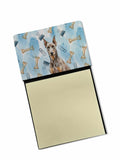 Fawn Doberman Pinscher Coworker Watercolor Sticky Note Holder Refillable Dispenser Desk Accessory 3x3 Pad Gift