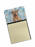 Dogue de Bordeaux Coworker Watercolor Sticky Note Holder Refillable Dispenser Desk Accessory 3x3 Pad Gift