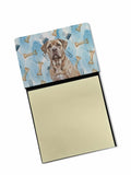Isabella Dogue de Bordeaux Coworker Watercolor Sticky Note Holder Refillable Dispenser Desk Accessory 3x3 Pad Gift