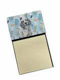 Blue Belton English Setter Coworker Watercolor Sticky Note Holder Refillable Dispenser Desk Accessory 3x3 Pad Gift
