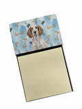 Liver Belton English Setter Coworker Watercolor Sticky Note Holder Refillable Dispenser Desk Accessory 3x3 Pad Gift
