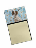 German Shorthaired Pointer Coworker Watercolor Sticky Note Holder Refillable Dispenser Desk Accessory 3x3 Pad Gift
