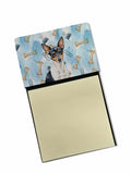 Toy Fox Terrier Coworker Watercolor Sticky Note Holder Refillable Dispenser Desk Accessory 3x3 Pad Gift