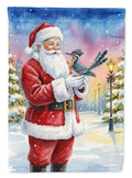 Roadrunner with Santa Claus House Flag 28x40 Porch Sleeve Pole Decorative Outside Yard Banner Artwork Wall Hanging, Polyester