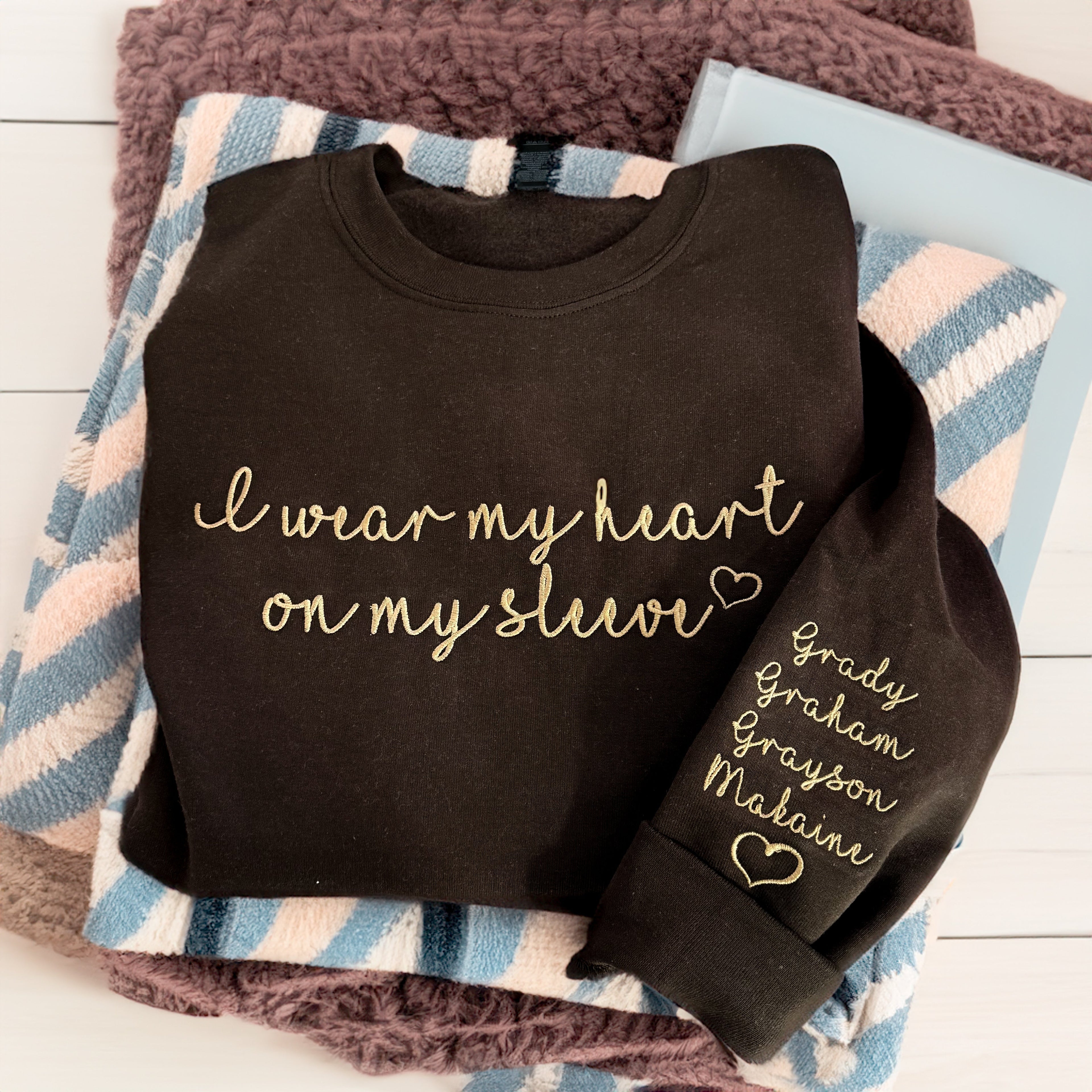 I wear my heart on my sleeve