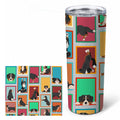 Lots of Bernese Mountain Dog Stainless Steel Skinny Tumbler 20 oz Vacuum Double Walled Reusable Insulated Travel Cup