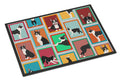 Lots of Boston Terrier Doormat Indoor Outdoor 18H X 27W Front Door Mat Rugs for Entryway, Non Slip Washable