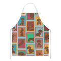 Lots of Chocolate and Tan Dachshund Apron Cooking Kitchen Server Baking Crafts Gardening for Adult Women Men, Unisex, Large, Multicolor