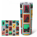Lots of Scottish Terrier Stainless Steel Skinny Tumbler 20 oz Vacuum Double Walled Reusable Insulated Travel Cup