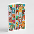 Lots of Shih Tzu Greeting Cards Pack of 8 Blank Cards with Envelopes Whimsical A7 Size 5x7