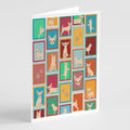 Lots of Chihuahua Greeting Cards Pack of 8 Blank Cards with Envelopes Whimsical A7 Size 5x7