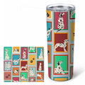 Lots of Dalmatian Stainless Steel Skinny Tumbler 20 oz Vacuum Double Walled Reusable Insulated Travel Cup