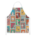 Lots of Old English Sheepdog Apron Cooking Kitchen Server Baking Crafts Gardening for Adult Women Men, Unisex, Large, Multicolor