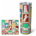Lots of Great Pyrenees Stainless Steel Skinny Tumbler 20 oz Vacuum Double Walled Reusable Insulated Travel Cup