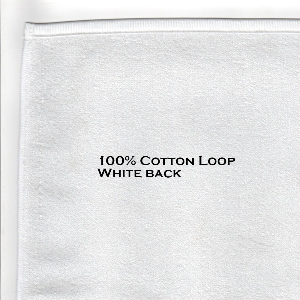 Lots of Maltese Kitchen Towel Velour Plush Front and Cotton Loop Back Machine Washable