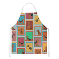 Lots of Airedale Terrier Apron Cooking Kitchen Server Baking Crafts Gardening for Adult Women Men, Unisex, Large, Multicolor